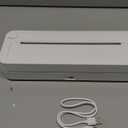 Relassy Portable Printer Wireless for Travel, Inkless Thermal Printers for A4 Size, Compatible with Android iOS Phones and Laptops for Home Office School