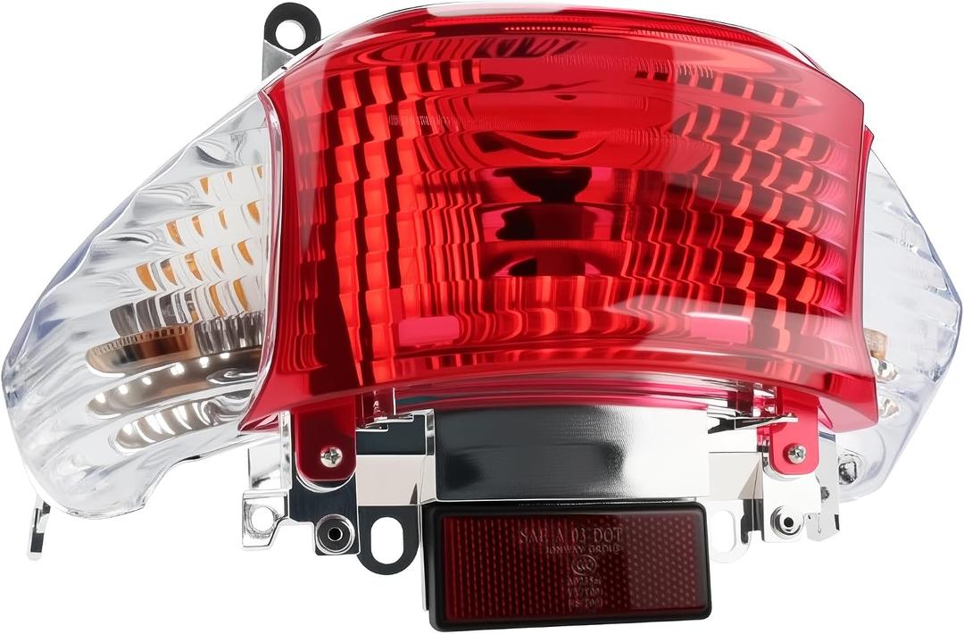 Tail Light 12V 5W Light Turn Signal Lamp Assembly for 4-stroke GY6 49cc 50cc TaoTao Sunny Jonway Chinese Scooters Moped