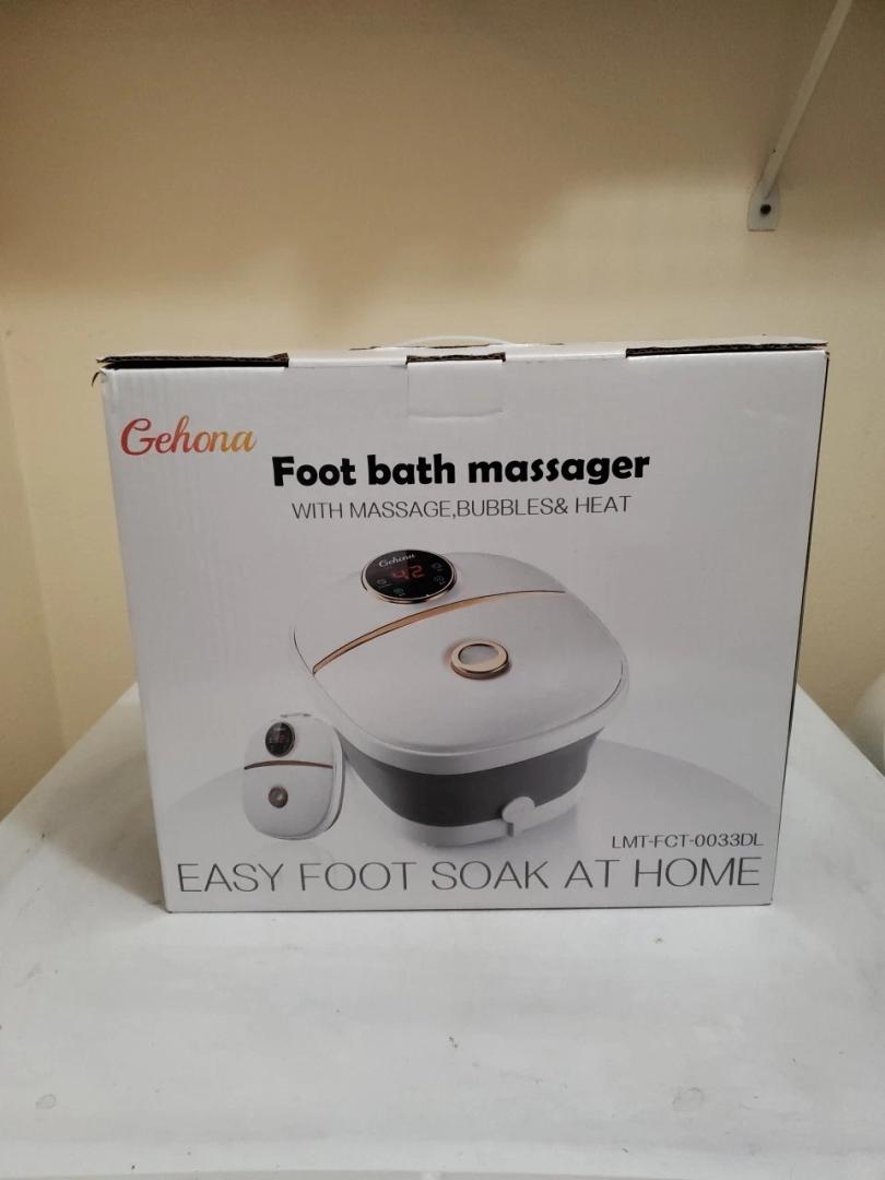 Foot Bath Massager With Massage , Bubbles, Heat Easy Foot Soak At Home