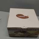 Chocolate Fondue Pot Set Electric Melting Machine, 4-Cup Capacity 4 Trays 5 Forks 1 Spatula Cheese Warmer, Ideal Gift for Couple Family & Date Night Idea House Warming Holidays Essentials (Cream White)