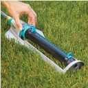 Gilmour Heavy Duty Rectangular Sprinkler (with on/off switch), Blue/Gray