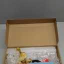 TONIFUL 4 Set Black Gold Balloon Centerpieces for Table,Balloon Stand Kit for Black Gold Party Decor 40th 50th 60th 70th Birthday Decorations Anniversary Graduation Decorations 2026 New Year Eve