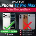 SHIELDON Genuine Leather Wallet Case for iPhone 17 Pro Max 6.9-inch 2025 | Flip | Magnetic Cover | RFID Blocking Credit Card Holder | Kickstand | Shock-Absorbent Case | Retro Brown