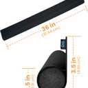Everlasting Comfort One Sided Door Draft Stopper for Bottom of Doors - Quick Install Sound Proofing Strip Gap Filler, Cold Air & Noise Blocker Sweep for Home, Bedroom and Apartment- Fits 36" Doors