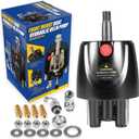 HH5271-3 Hydraulic Steering Helm Pump – 1.7 cu in Front Mount Replacement for Seastar Helm, Up to 300HP Engines, 4.9 Lock-to-Lock Turns, Built-in Lock Valve,Compatible with Boat Hydraulic Steering Kit