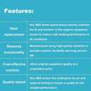 Ensun 7L3Z-2C204-A Anti-Lock Braking System ABS Wheel Speed Sensor with Wire Harness - Compatible with 2006 2007 2008 F-150, 2007-2008 Mark LT (Only for RWD Models)