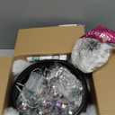 Witch Pot Halloween Decoration, Light up Transparent Balls to Decorate Witch Bubble Pot, Halloween DIY Kitchen Table Decoration Set