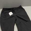 Gihuo Men's Sherpa Lined Athletic Sweatpants Winter Warm Track Pants, M, Black