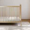 Storkcraft Pasadena 3-in-1 Convertible Crib – GREENGUARD Gold Certified, 100% Solid Wood, Fits Standard Crib Mattress, Converts to Toddler Bed and Daybed, 4 Mattress Heights (Driftwood)