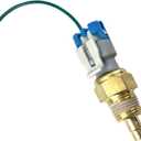 Engine Coolant Temperature Sensor with Connector Pigtail Harness 25037332 Compatible with Regal Astro Blazer C1500 C2500 C3500 K1500 K2500 K3500 Bravada Silhouette Safari Sonoma V3500