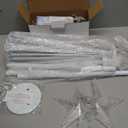 Holaurora 7FT Lighted Outdoor Christmas Tree, 295 LED Smart Cone Tree, Music Sync RGB Fairy Lights, LED Light Show, APP and Remote Control, Timer Function, Perfect for Outdoor Christmas Decorations