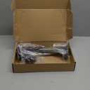 12 Pack - 12 inch Black Hidden L Shelf Bracket (1/5 Inch Thicked) Iron Floating Shelf Brackets Rustic Industrial Metal Brackets for Shelf Support