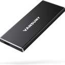 Vansuny 2TB Portable External SSD, USB 3.1 Gen2 Up to 500MB/s Solid State Drive, Metal USB C Mini Portable External Hard Drive for PC, Laptop, Phones and More