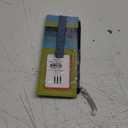 ili New York Long Double Sided Slim Wallet, RFID Blocking Card Holder with ID Window and Side Zip Pocket for Men and Women, Serenity Multi