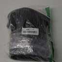 WDIRARA Women's Square Neck Mesh Long Sleeve Elegant Simple Fitted Top Bodysuit,Size L