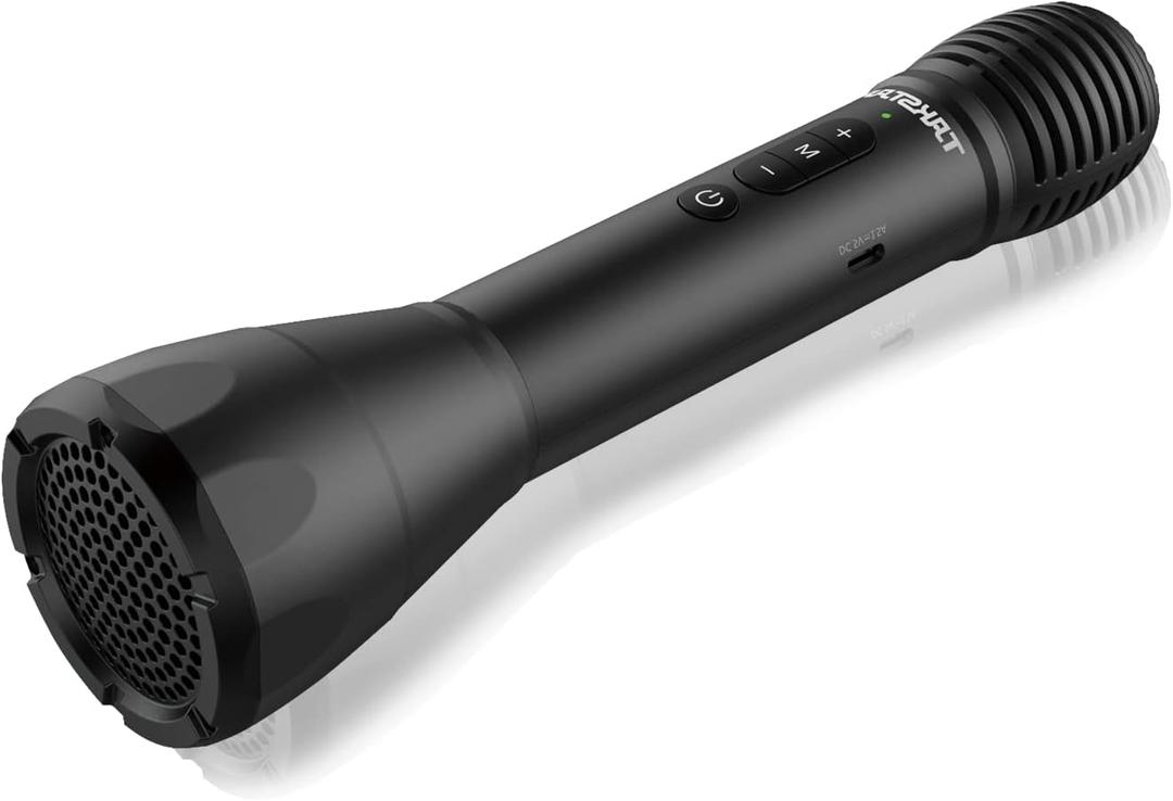 TAKSTAR 2-in-1 Bluetooth Wireless Microphone & Voice Amplifier, Portable Wireless Mic Speaker, Handheld Microphone for Singing, Karaoke, Meeting, Teach, Class, Outdoors, Speech, Party - DA10