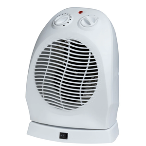 ProFusion Heat Oscillating Heater Fan - White Perspective