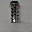 DZQ Perforated Casting Flask Vacuum Casting Stainless Steel Wall Flanged with Rubber Sprue Base(3" x 4")
