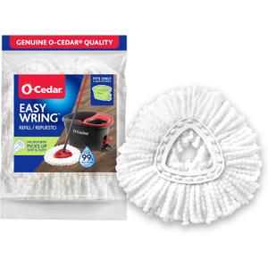 O-Cedar EasyWring Spin Mop Microfiber Refill (Pack of 6)