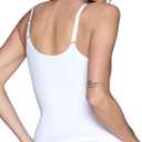 Vanity Fair Women's Shaping Cami with Built in Bra, Tummy Control Shapewear Camisole Tops for Women (White, L)
