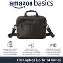 Amazon Basics Laptop Carrying Case, Black | 14 inch, Shoulder Strap, 24-pack