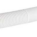 EZ-FLO 1-1/2 Inch x 12 Inch Flexible Extension Tube with Slip-Joint Nut and Washer, White Polypropylene, 35317, 3 Pack