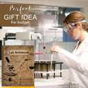 2 x Chemistry Lab Notebook Vintage Laboratory Notebook Quad Ruled Science Lab Book 8.5'' x 11'' for Student Research Graphing Engineering Computation Physics Ink Proof 104 Page Coil Binding