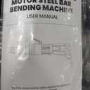 [Upgraded Version] Electric Rebar Bender with Brushless Motor, Bending up to 1 Inch 25mm #8 Rebar, Bend Angle 0-130, 1100W Portable Hydraulic Rebar Bender Tool, Handheld Rebar Bender Machine, 110V