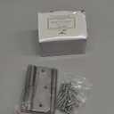 3.5 Inch Lift Off Hinge, Stainless Steel 304, Detachable Slip Joint Flag Hinges for Wooden and Metal Doors, Windows, and Various Functional Metal Equipment (Left Handed, 4 PCS)