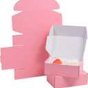 28 Pack 10x8x3 inches Pink Shipping Boxes for Small Business, Small Corrugated Cardboard Gift Box for Mailing,Shipping,Storing,Gifts Wrapping