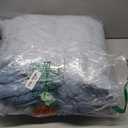 HYMOKEGE Mineral Blue Full Size Comforter Sets Seersucker 7 Pieces, All Season Luxury Bed in a Bag for Bedroom, Bedding Set with Comforter, Sheets, Pillowcases & Shams