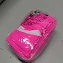 One Piece Swimsuit Women's 2025 Tummy Control Slimming Bathing Suit Modest One Piece V-Neck Push Up Swimwear Hot Pink Small