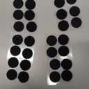 Black Self Adhesive Dots 32 pcs 3/4" Diameter Hook and Loop Dots Taps for School, Office