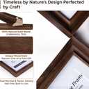 18X24 Picture Frame - Natural Walnut Wood Solid Wood Picture Frames