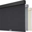 Persilux Cordless Blackout Roller Shades with Valance, Thermal Insulated Fabric Window Blinds, UV Protection Shades for Home and Bedroom (Black, 23" W x 72" H)