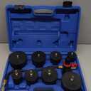 LainKeen Turbo System Leakage Tester Set Turbocharger Turbo Boost Leak Tester with 4 Pairs of Stepped Adapters 1-3/8" - 3-1/2", 9-Piece