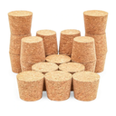 20 Pack Size 16 Large Tapered Corks for Crafts, DIY Art Projects, Stoppers for Wine, Beer Bottles (1.34 x 1 x 1.1 In Cork)