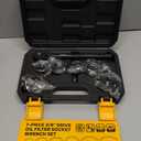 7-Piece Oil Filter Socket Wrench Set, 3/8'' Drive Oil Filter Cap Removal Tool, Oil-change Kit with 3/8'' Drive Ratchet Wrench Handle, Low Profile Filters Socket Set Compatible with Toyota BMW Honda