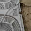 COMFORT ZONE Reversible Twin Window Fan with Rotating Heads and 2 Speeds