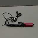 Farery Mini 3 Barrel Hair Waver  Portable Beach Wave Curling Iron for Short Hair, 1/2 Inch Ceramic Crimper with 3 Temp Settings & 30s Fast Heating, Dual Voltage Travel Hair Waver for Women, Pouch Bag