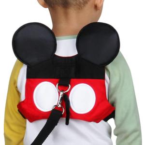Toddler Leash & Harness, Child Anti Lost Leash Baby Cute Safety Harness Belt Strap Hold Kids Close While Walking For Boys and Girls (Red)