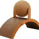 Cat Scratch Pad, Ferris Wheel Design, Suitable for Cat Play, Interaction, Nail Grinding, Bite Resistant. (Arch, Middle)