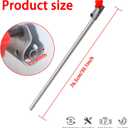 Hedge Trimmer Extension/Extension Pole Saw attachment Compatible with hus worx worx Craftsman, MTD, Cub Cadet pole saw attachment 753-09226 576472802 545006046 545003370 575262501 575260201Siliver
