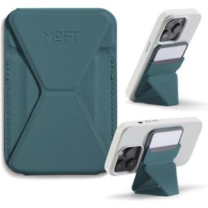MOFT Magnetic Wallet Stand Compatible with iPhone 16/15/14/13/12 Series, Angle Adjustment & Magsafe Compatible MOVAS Phone Stand,Jungle
