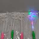 4 Pcs LED Light Up Wands Magic Wand For Party, Concert and Event 
(Star Moon)