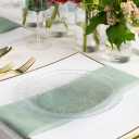 Icicles Plates Clear 7"+9" Case of 128 (4 packs x 32)