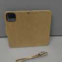 Arae Compatible with iPhone 15 Case with Card Holder and Wrist Strap Wallet Flip Cover for iPhone 15 6.1 inch,Champagne Gold