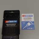 10 Pcs 5/32" Masonry Concrete Drill Bit Set for Tile Brick Glass Plastic Wood, Cross Tungsten Carbide Tip, Hex Shank, Work with Ceramic Porcelain Tile Wall Mirror Paver, 5/32 Inch Drill Bits,4mm