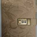 TIEFOSSI Diary with Lock for Women Girls, Lined Locked Journal, Butterfly Journal Notebook with Pen and Bookmark, A5 Refillable Locking Journals for Writing, 224 Numbered Pages