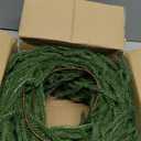 Artificial Norfolk Pine Garland, Realistic Christmas Greenery Garland for Mantle, Staircase, Banister, Fireplace, Wall, Door, Table, Indoor & Outdoor Holiday Winter Decortions (9 Ft-2pcs)